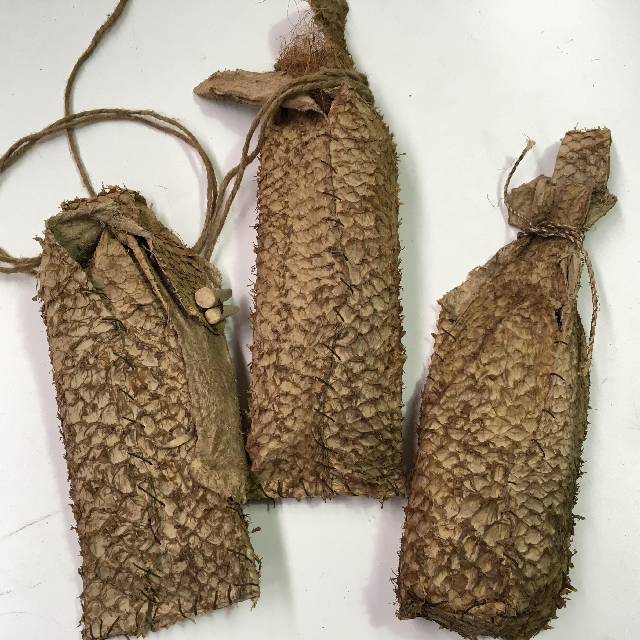 BAG, Tribal Storage Pouch in Barramundi Skin